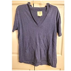 Merona Denim/Blue colored hooded shirt